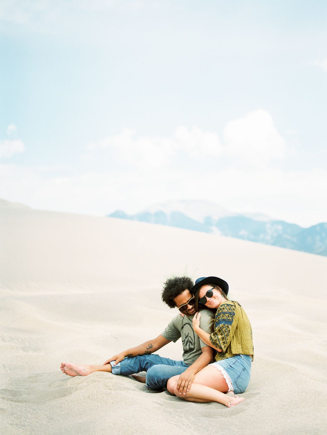 great sand dunes couples portraits